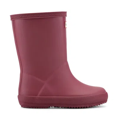 Hunter Kids First Classic Rain Boots 5c Dark Red