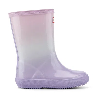 Hunter Kids First Starcloud Rain Boots 2 Light Purple Ombre