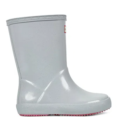 Hunter Kids First Starcloud Rain Boots 5c Light Gray