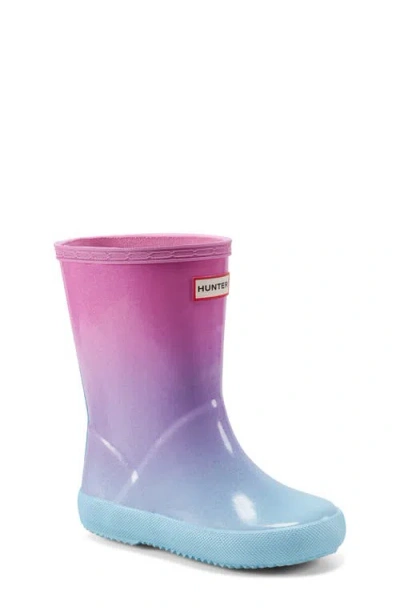 Hunter Kids' First Starcloud Waterproof Rain Boot In Blue