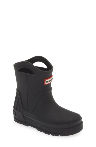 Hunter Kids' Georgey Waterproof Rain Boot In Black