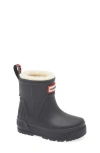 Hunter Kids' Gracey Insulated Waterproof Rain Boot In Black