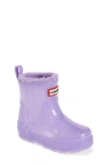 Hunter Kids' Gracey Insulated Waterproof Rain Boot In Lavender Reed