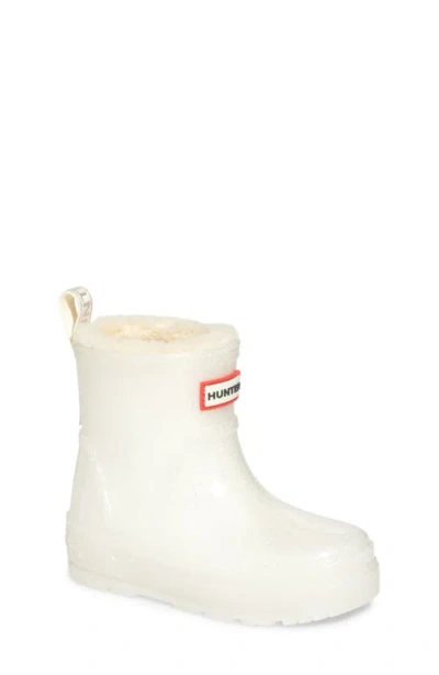 Hunter Kids' Gracey Insulated Waterproof Rain Boot In Silver