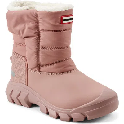 Hunter Kids' Intrepid Snow Boot In Pink