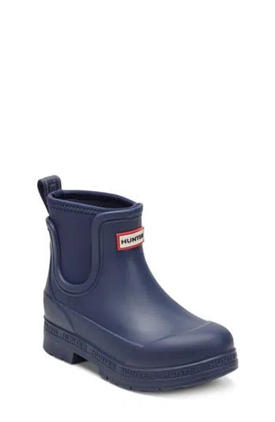 Hunter Kids' Lass Waterproof Chelsea Boot In Blue