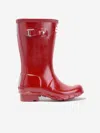 Hunter Kids Original Gloss Wellies Eu 37 Uk 4 Red In Red