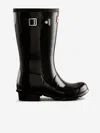 Hunter Kids Original Gloss Wellington Boots In Multi