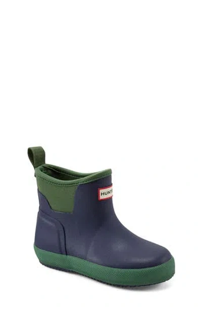 Hunter Kids' Original Waterproof Chelsea Rain Boot In Blue