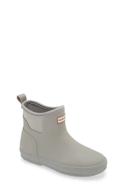 Hunter Kids' Original Waterproof Chelsea Rain Boot In Gray