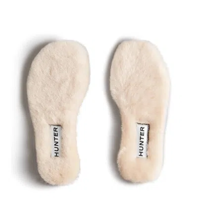Hunter Kids Shearling Insoles 13 Natural In Neutral