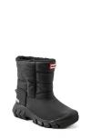 Hunter Big Kids Intrepid Lug Sole Insulated Snow Boots 1 Black In Animal Print