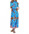 Hunter Kings Hill Maxi Dress In Sketchbook Floral In Multi