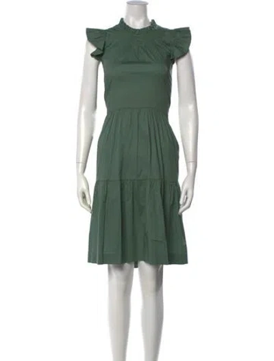Pre-owned Hunter Knee-length Dress In Green