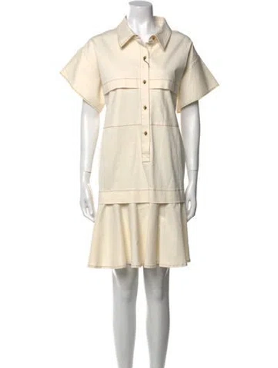 Pre-owned Hunter Knee-length Dress In Neutral