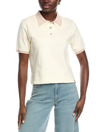 Hunter Knit Polo Shirt In White