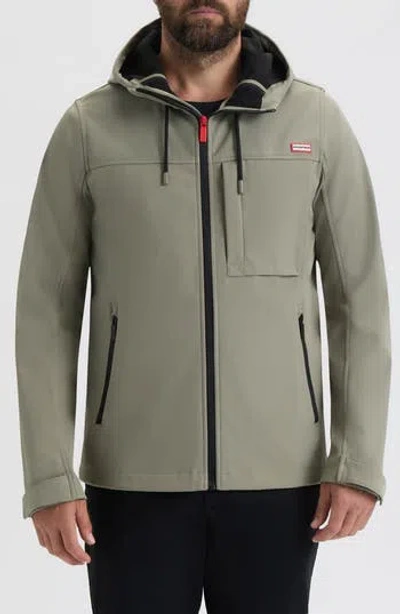 Hunter Kolmen Water Repellent Softshell Utility Jacket In Green