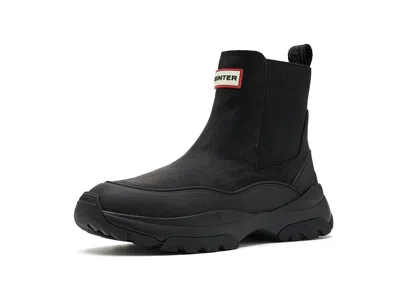 Hunter Landon Men's Boots Black Leather: 8 D - Medium