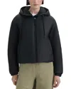 Hunter Leah Puffer Coat In Black