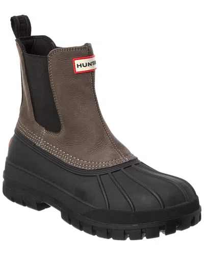 HUNTER HUNTER LEATHER & RUBBER BOOT