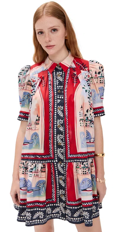 Hunter Leslie Dress Coastal Village In Multi