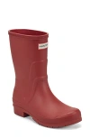 Hunter Liberty Rain Boot In Red