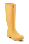 Hunter Lily Waterproof Rain Boot In Yellow