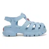 Hunter Little Kids Belize Casual Closed Toe Strappy Sandals 13c Light Blue In Animal Print