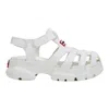 Hunter Little Kids Belize Casual Closed Toe Strappy Sandals 5c White