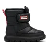 Hunter Little Kids Comfy Waterproof Booties 13c Black