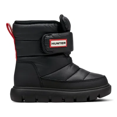 Hunter Little Kids Comfy Waterproof Booties 13c Black