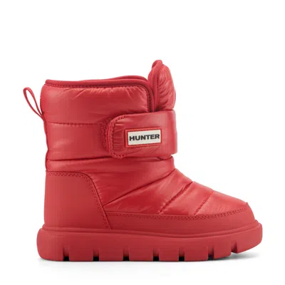 Hunter Little Kids Comfy Waterproof Booties 5c Medium Red Nylon