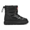 Hunter Little Kids Cuddle Lug Sole Insulated Waterproof Snow Booties 13c Black