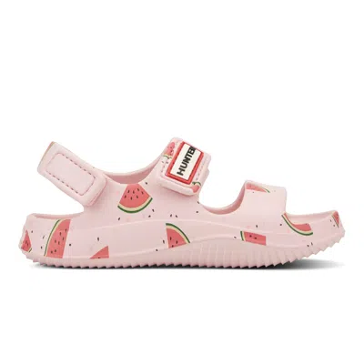 Hunter Little Kids Dayan Casual Sandals 13c Pink Watermelon Print In Multi