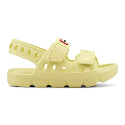 Hunter Little Kids Dottie Slingback Casual Flat Sandals 12c Yellow