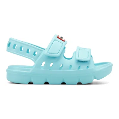 Hunter Little Kids Dottie Slingback Casual Flat Sandals 9c Light Blue