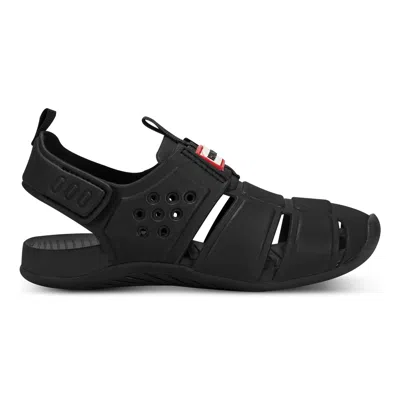 Hunter Little Kids Edosa Slingback Casual Flat Sandals 12c Black