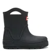 Hunter Little Kids Georgey Waterproof Rain Boots 13c Black