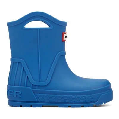 Hunter Little Kids Georgey Waterproof Rain Boots 13c Medium Blue