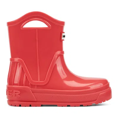Hunter Little Kids Georgey Waterproof Rain Boots 13c Medium Red