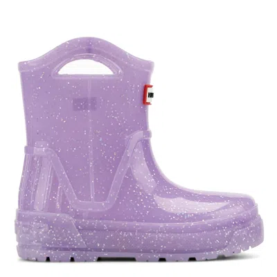 Hunter Little Kids Georgey Waterproof Rain Boots 13c Purple Glitter