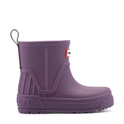 Hunter Little Kids Grace Waterproof Rain Boots 5c Dark Purple
