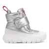 Hunter Little Kids Igloo Lug Sole Insulated Waterproof Snow Boots 12c Silver