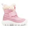 Hunter Little Kids Igloo Lug Sole Insulated Waterproof Snow Boots 13c Light Pink In Animal Print