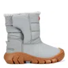 Hunter Little Kids Insulated Snow Boots 6c Light Gray In Animal Print