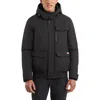 Hunter Liverpool Midweight Jacket In Black Heather
