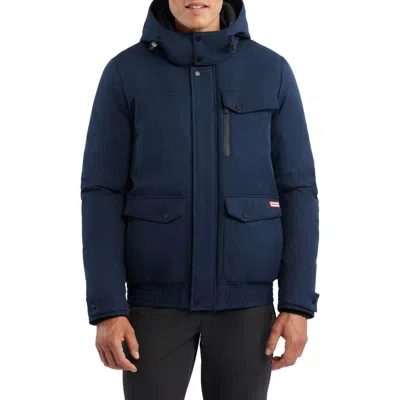 Hunter Liverpool Midweight Jacket In Night Sky