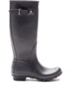 Hunter Logo-appliqué Boots In Black