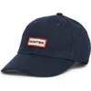 Hunter Logo Baseball Cap In Navy