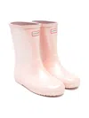 Hunter Logo Boots In Pink